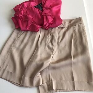 Valentino Cream Shorts